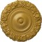 Ekena Millwork Marseille Ceiling Medallion (Fits Canopies up to 7 3/8"), Hand-Painted Iridescent Gold, 21"OD x 2"P CM21MAIGS - alternate 1